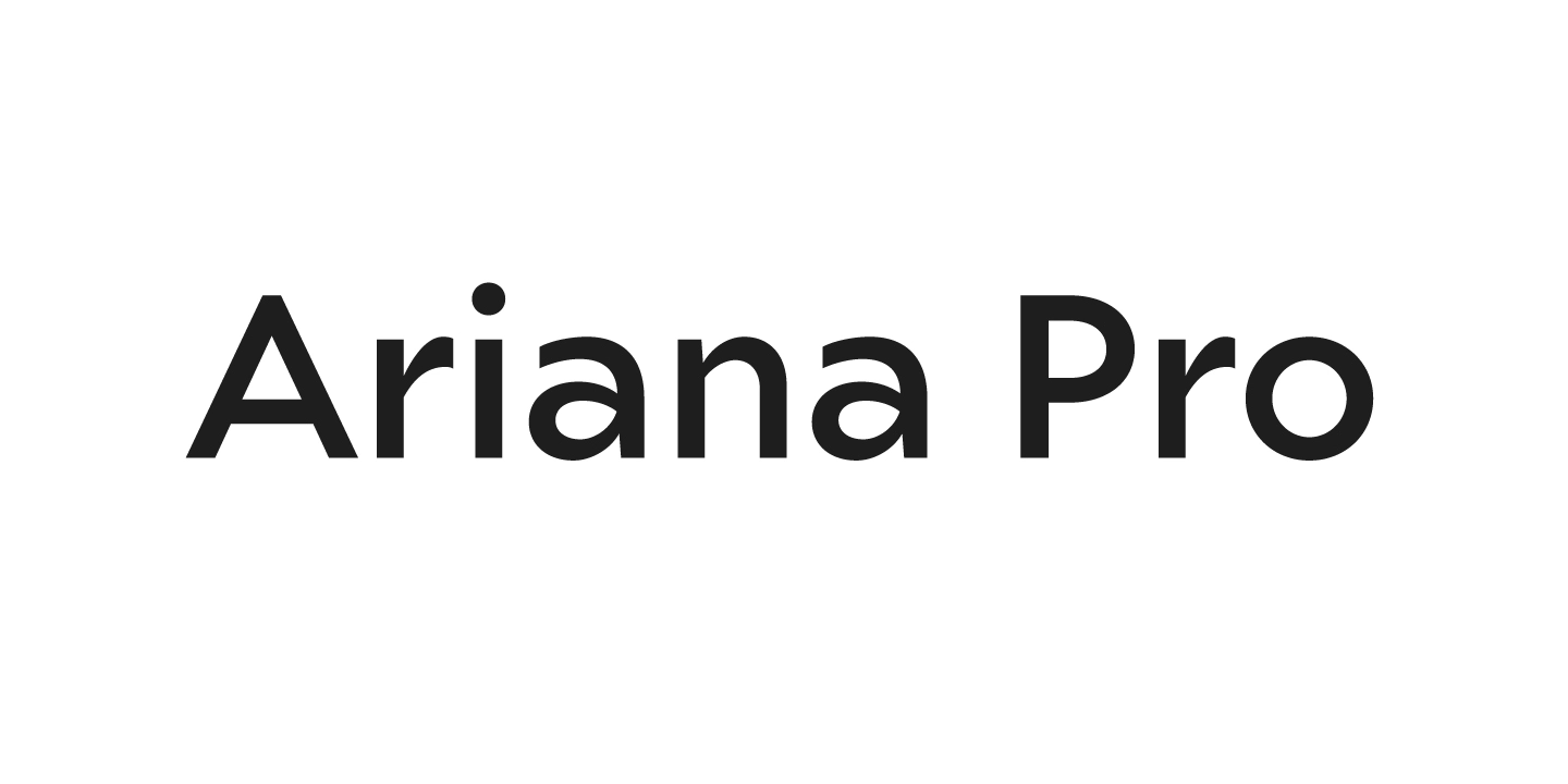 Mostardesign Type Foundry - Ariana Pro font family