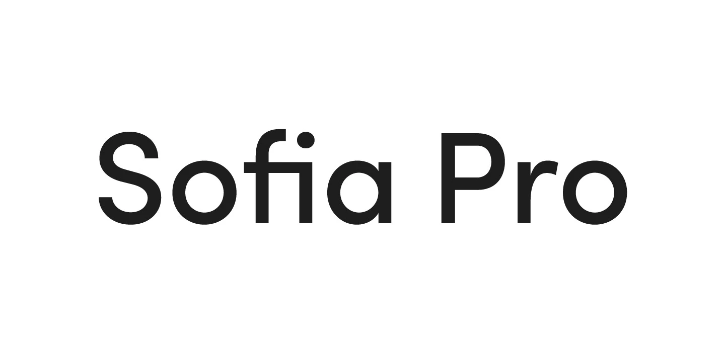 Mostardesign Type Foundry - Sofia Pro font family a popular geometric sans with 16 styles