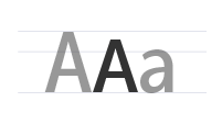 Interval Next-Narrow OpenType Features Small Caps