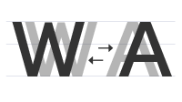 Interval Next Wide OpenType features Pro kerning