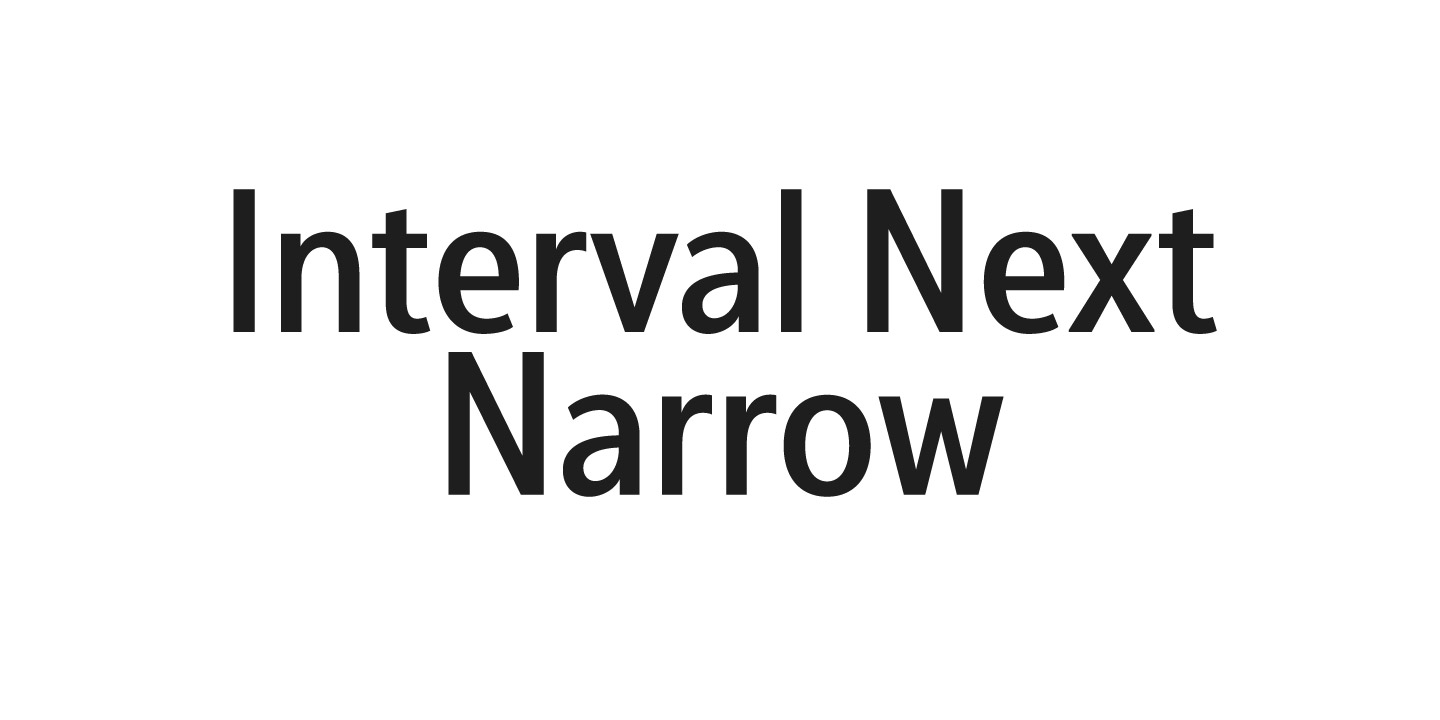 Interval Next Narrow