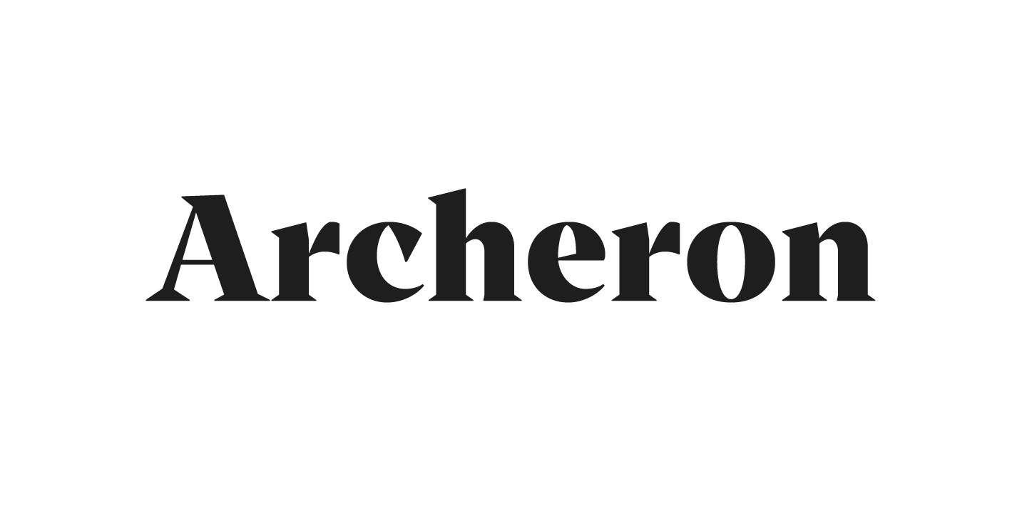 Mostardesign Type Foundry - Archeron Pro font family