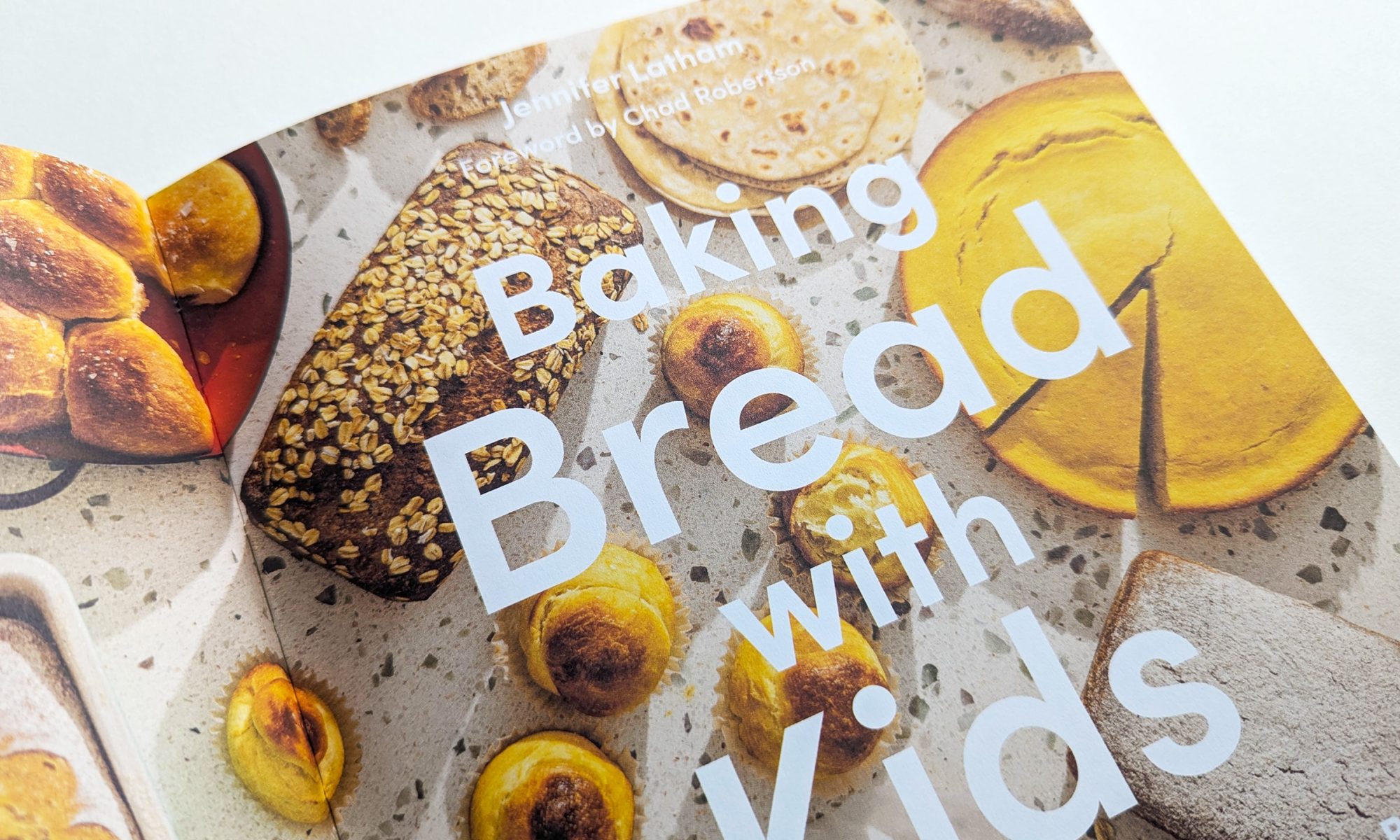 Sofia pro in use for a book called Baking Bread with Kids