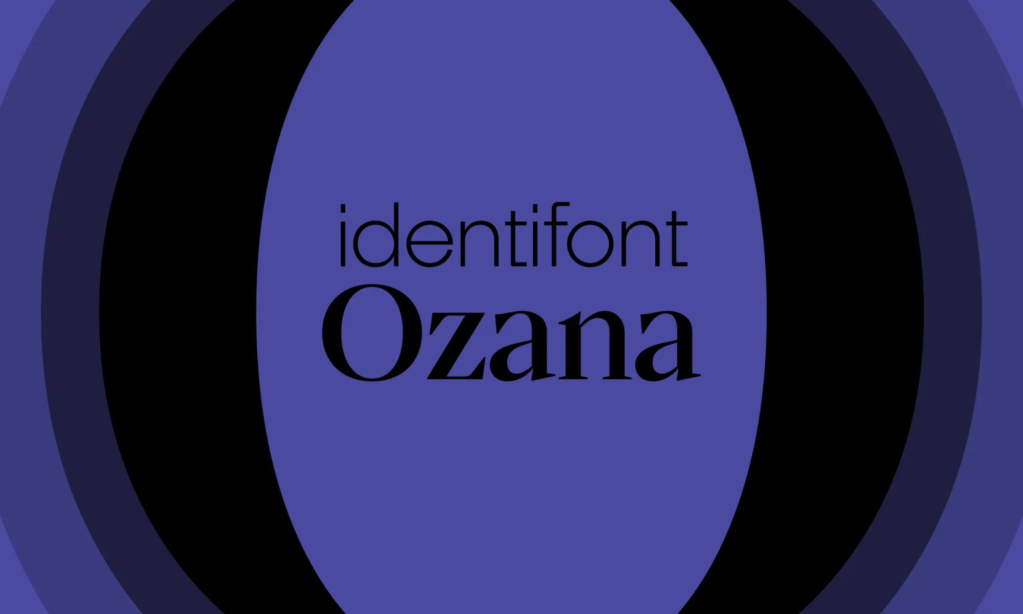 Ozana Text and Display at identifont
